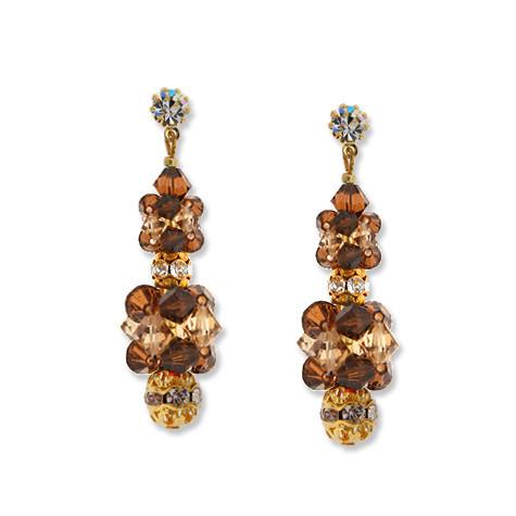 Rock Candy Earrings with Rondelles