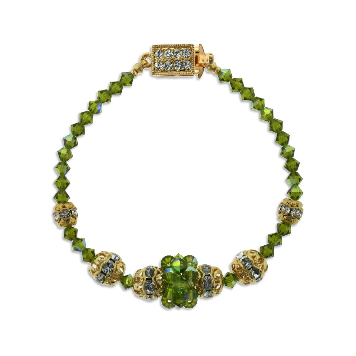 Green Crystal Bracelet shops