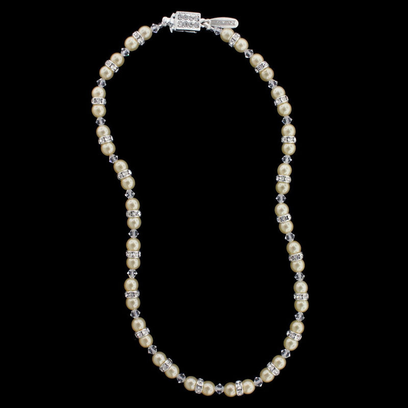 Pearl & Crystal Beaded Bridal Necklace