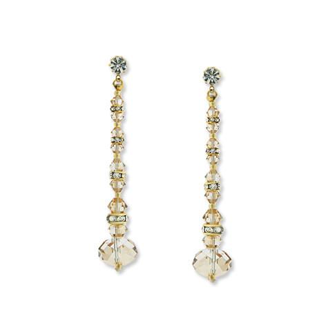 Champagne Crystal Earrings - HOL559E