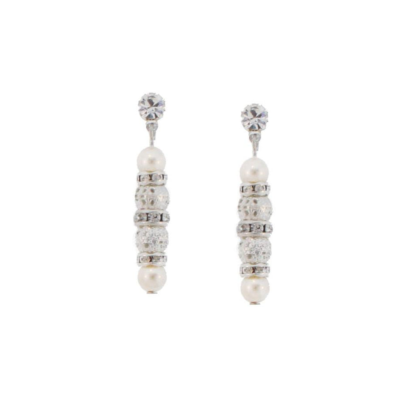 Filigree & Pearl Beaded Earrings