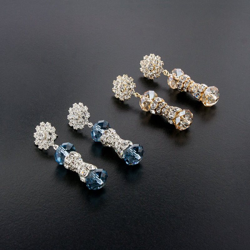 Crystal Embellished Statement Earrings