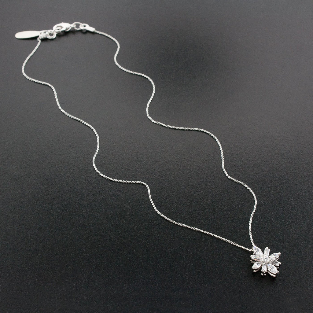 Snowflake Pendant on Chain
