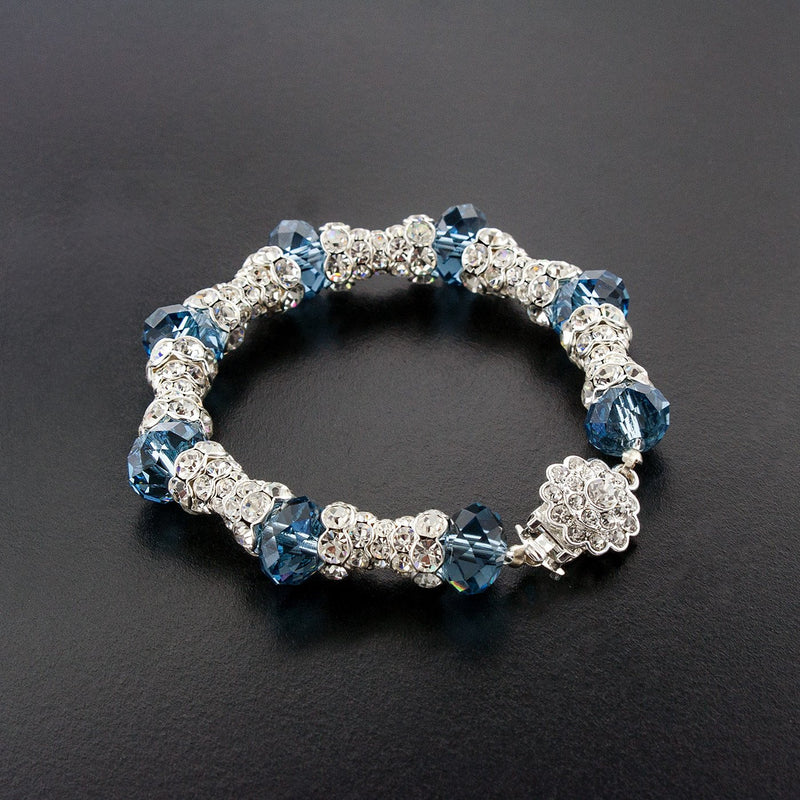 Pave Crystal Bracelet with Swarovski Beads
