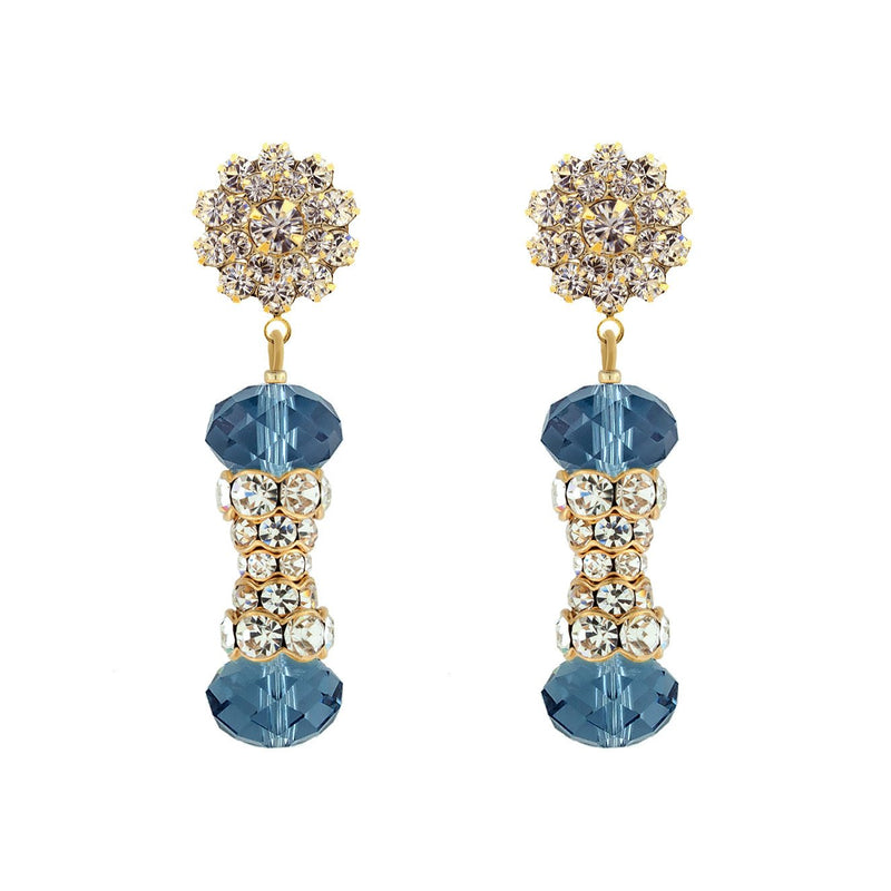 Crystal Embellished Statement Earrings – Giavan