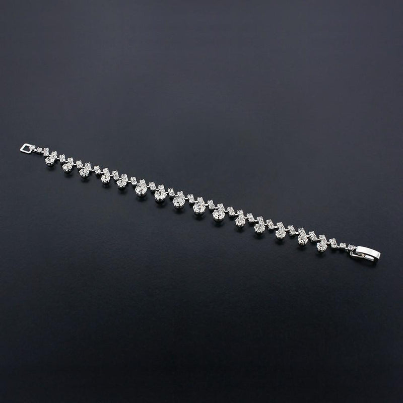 Multi-Drop Crystal Bracelet