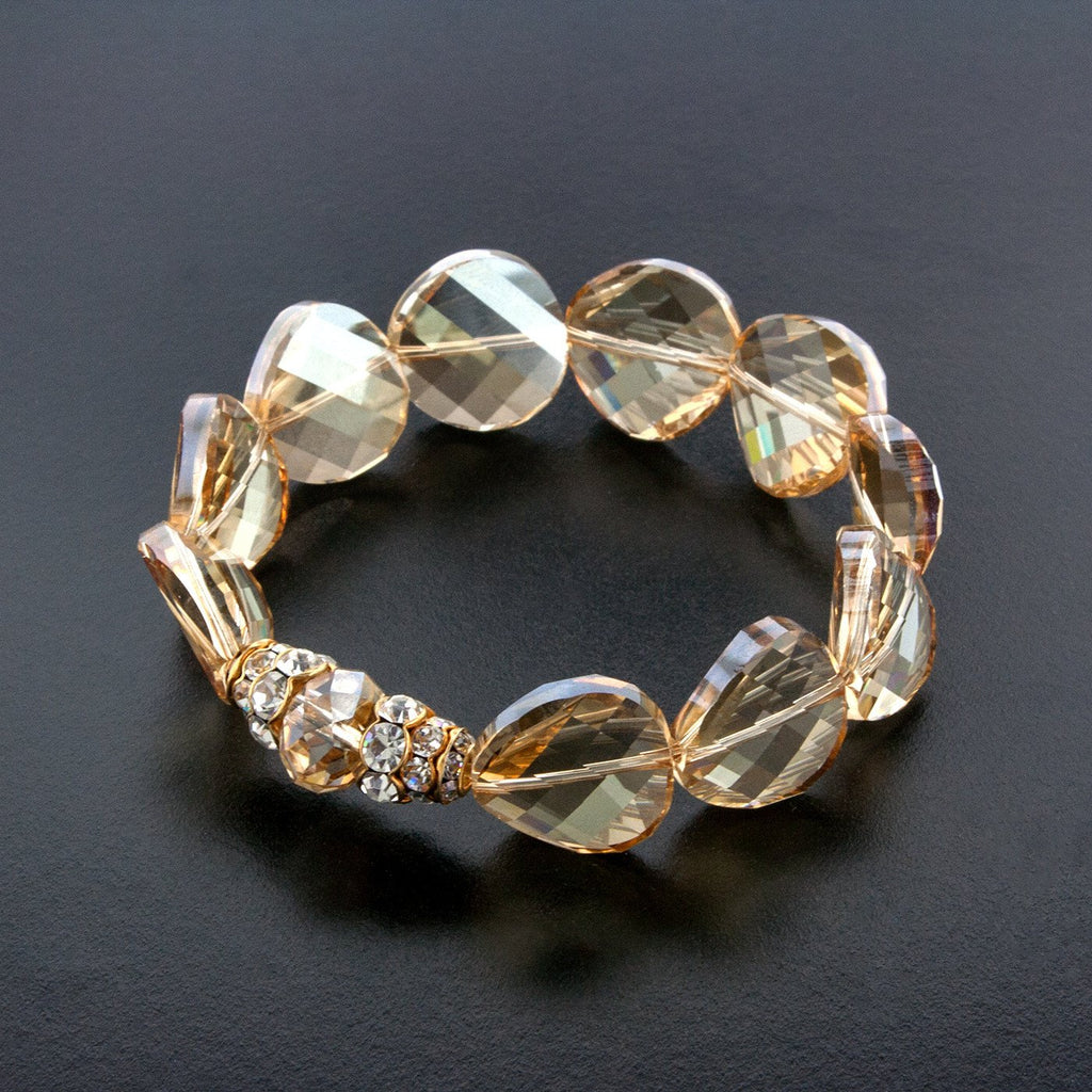 Luxury Crystal Bracelet with Pave Accents