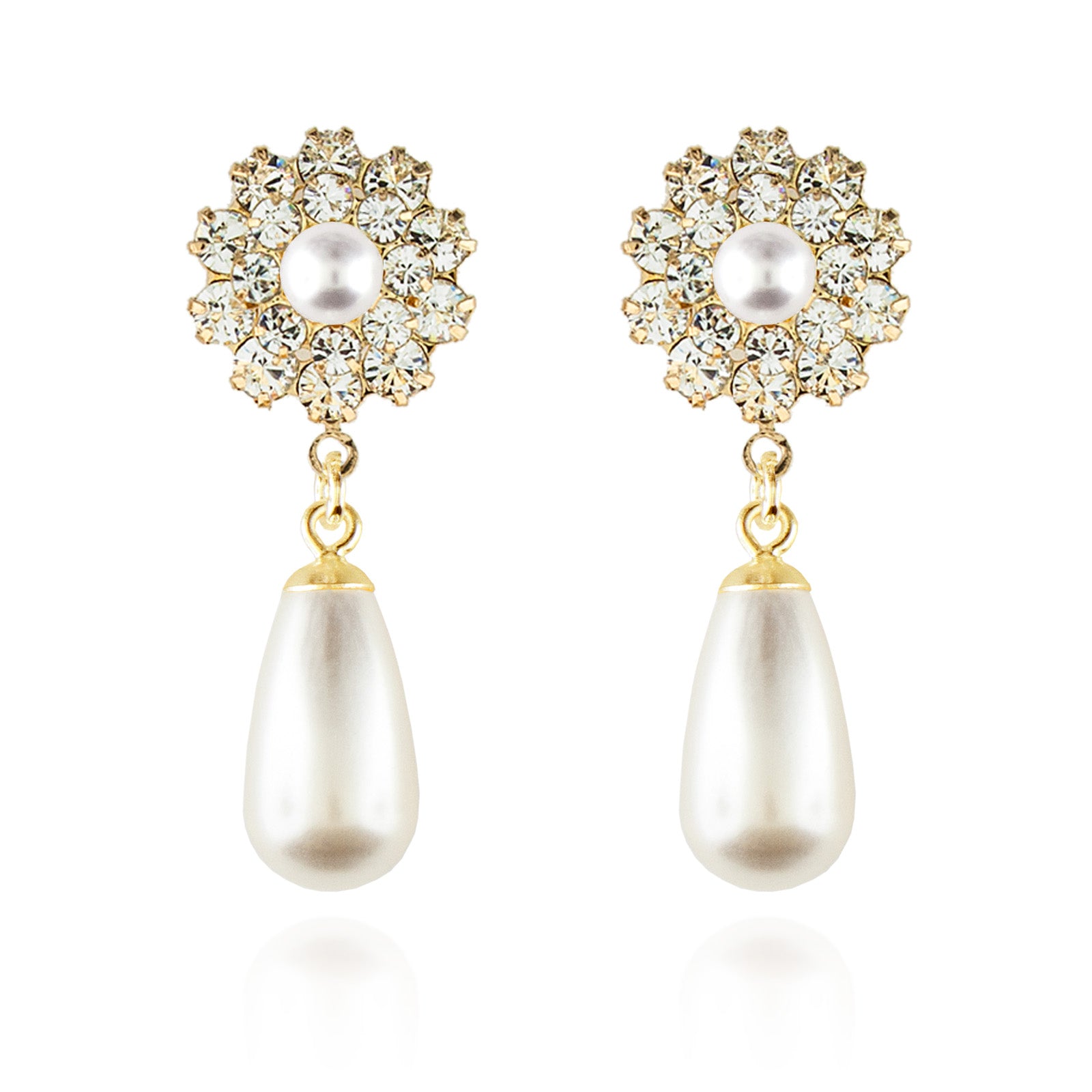 ピアス Golden Wave Teardrop Pearl Earrings J18E-PEARLTEARDROP-GOLD-1.jpg?