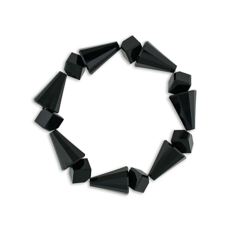 Geometric Crystal Stretch Bracelet