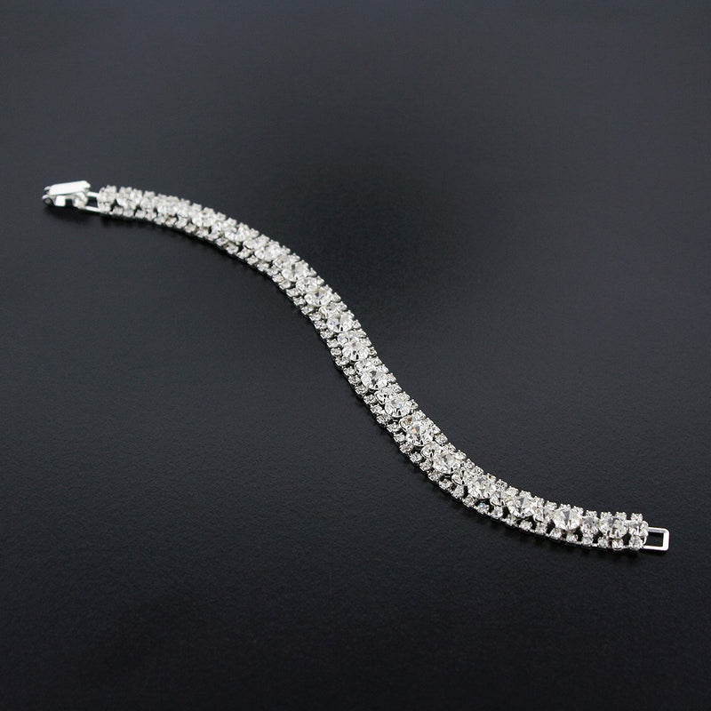 3 Row Crystal Bracelet