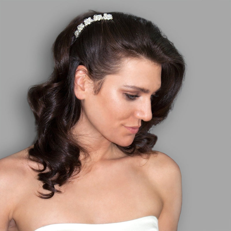 Crystal Cluster Haircomb on model