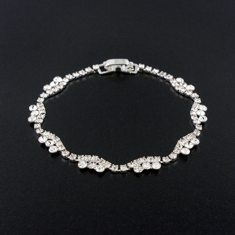 Simple Rhinestone Crystal Bracelet