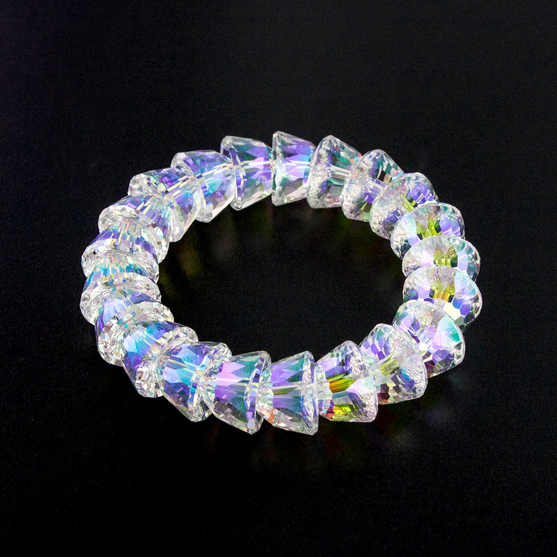 Luxury Iridescent Crystal Stretch Bracelet