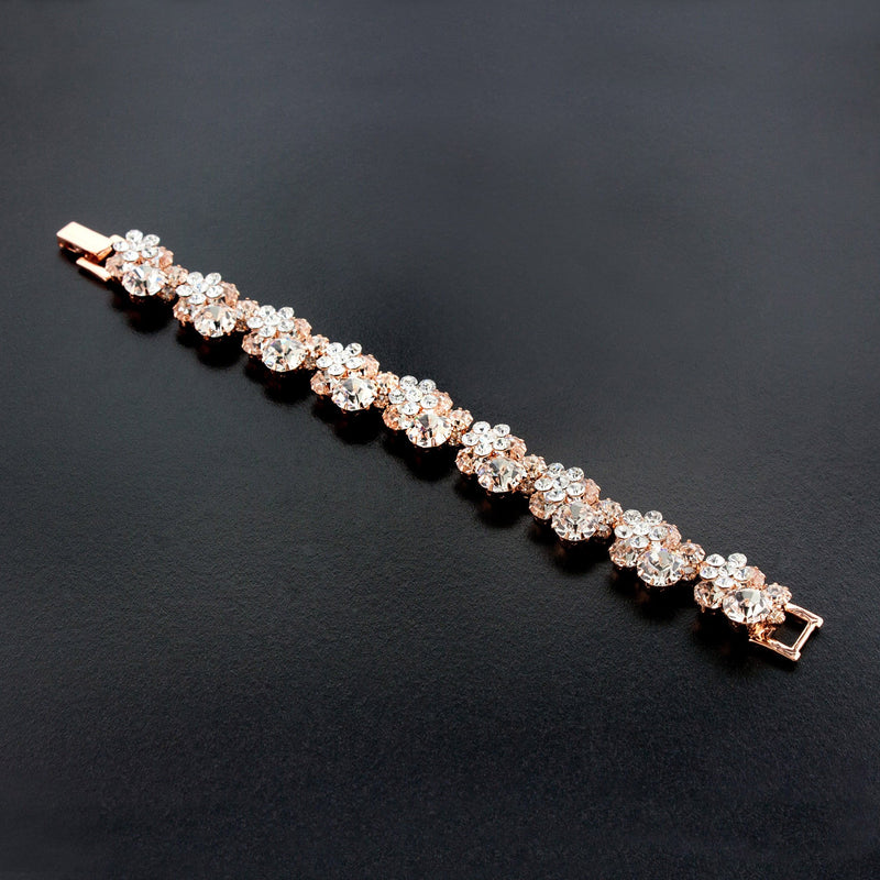 Crystal Cluster Bracelet